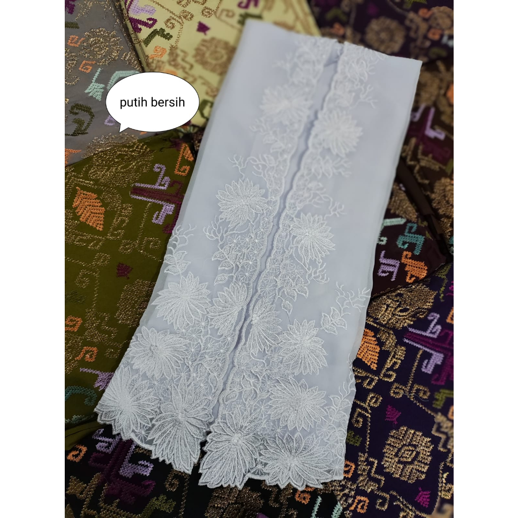 kain kebaya bordir sutra cref