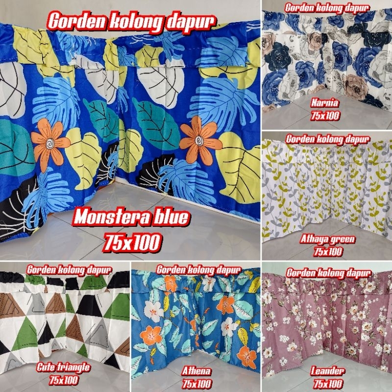 Gorden homemade pintu/gorden kolong dapur