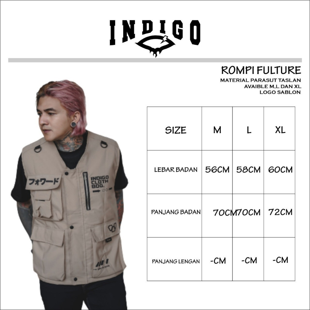 Tactical Vest / Rompi Ranger - ROMPI HITAM PRIDE POKET SALVIO HEXIA - TASLAN JN