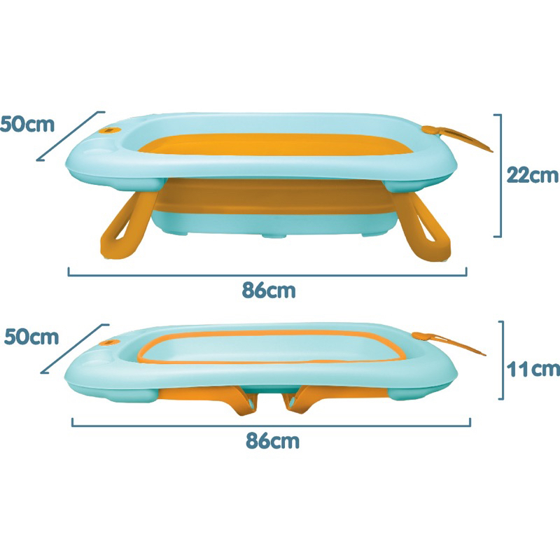 Baby Safe Foldable Bathtub Bak Mandi Bayi BT012