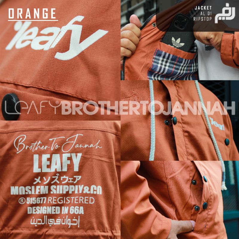 LEAFY AL-001 Jaket Parka | Jaket Motor | Jaket semi Anti Air