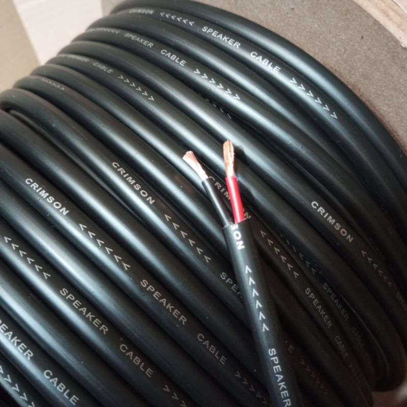 Crimson kabel audio speaker 2x 2,5mm hitam