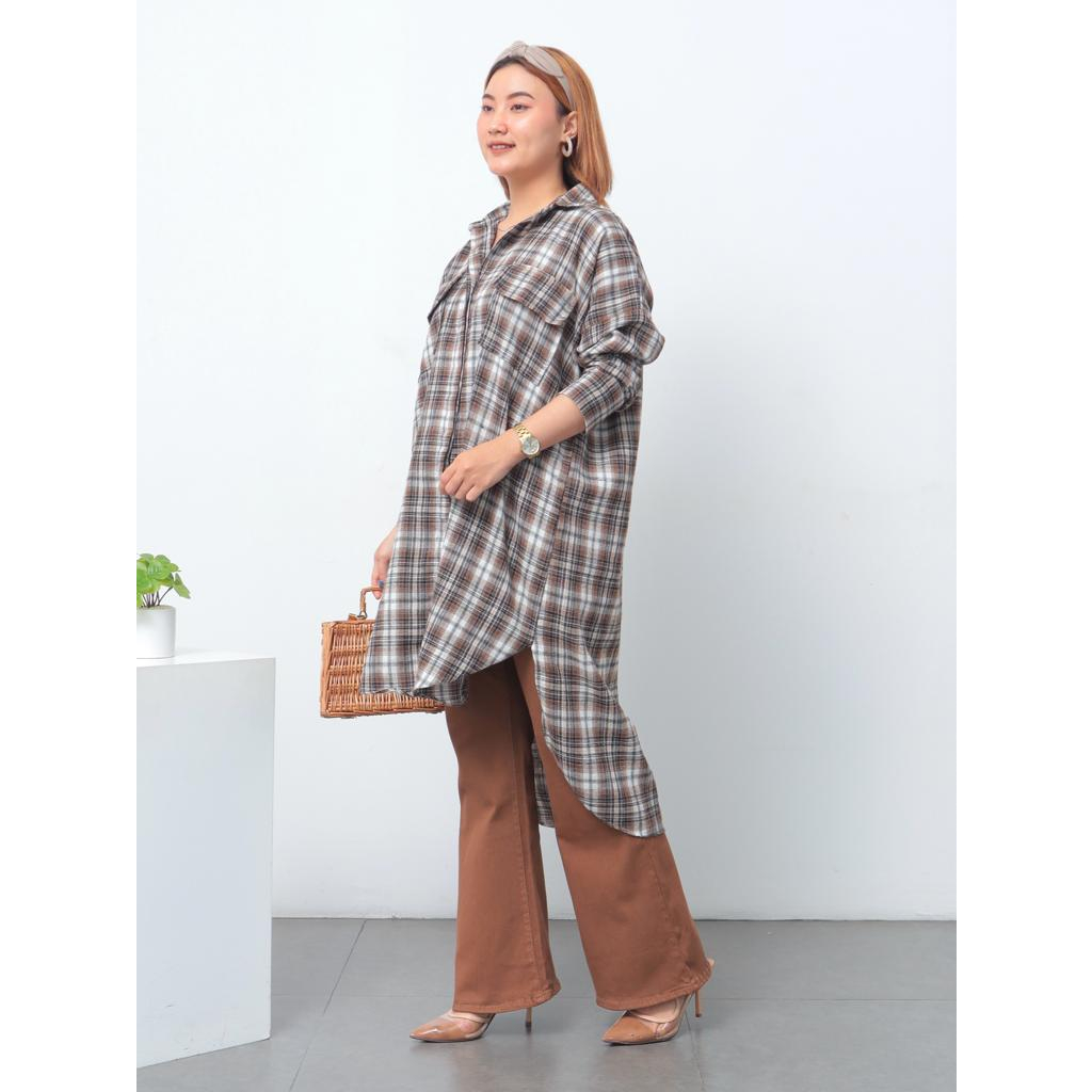 Tunik Flanel Peony Oversize  - 2304.01.012