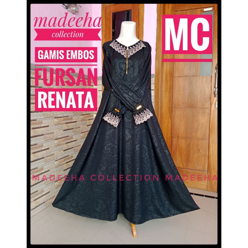 GAMIS EMBOS FURSAN RENATA,GAMIS HITAM,GAMIS TEMBORO,GAMIS MURAH,GAMIS SYAR'I,ABAYA SAUDI