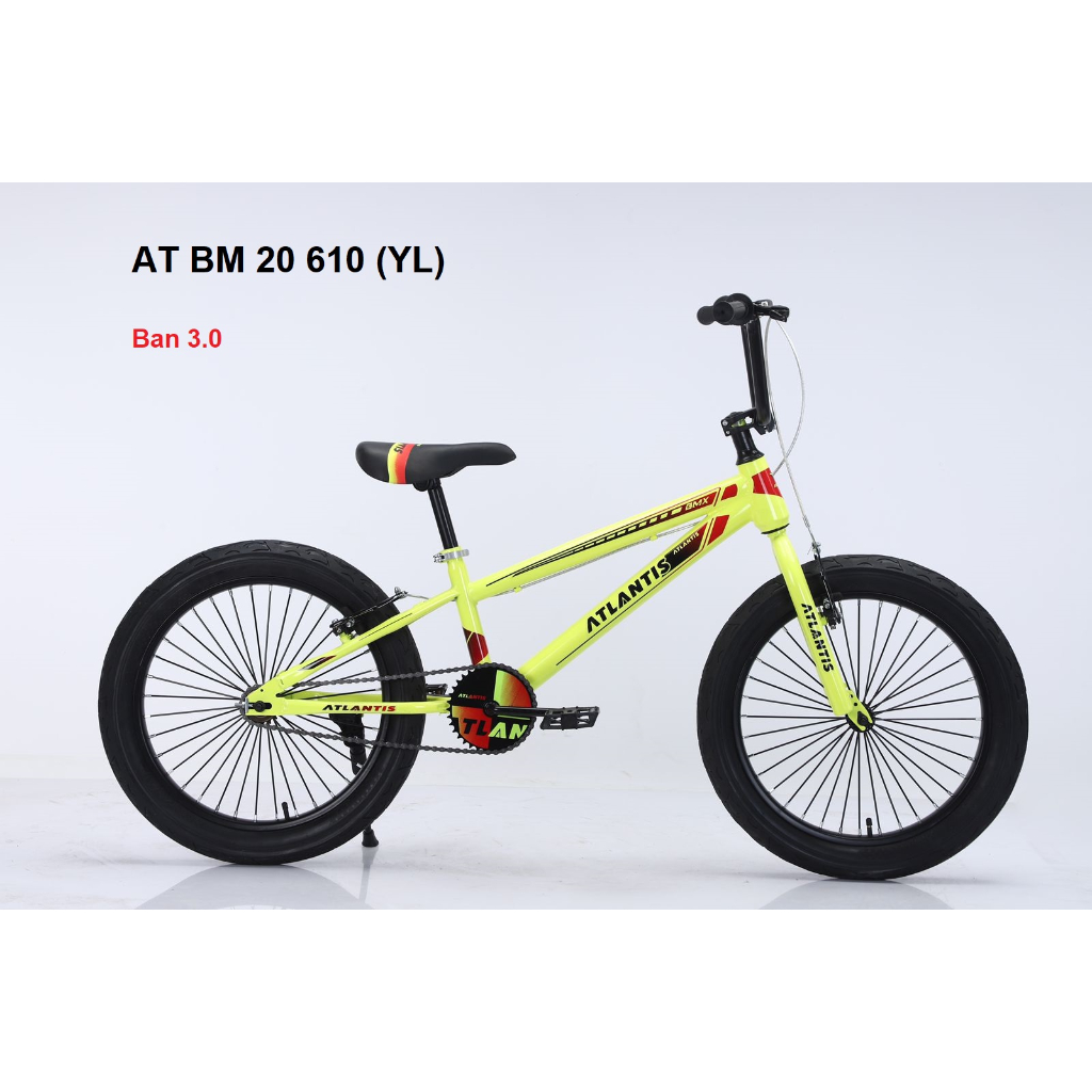 SEPEDA BMX ATLANTIS 610 YL SEPEDA ANAK&amp;DEWASA ban jumbo 3.0