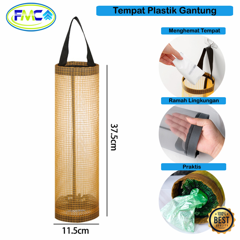 Tempat Penyimpanan Kantong Plastik Dispenser Gantung Plastik Kresek Praktis Serbaguna