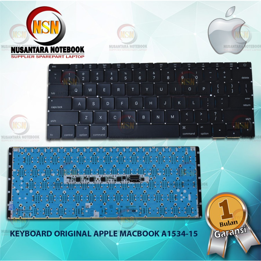 Keyboard Apple A1534 For Mac 12 Inch Retina A1534 l (Early 2015) small Enter US