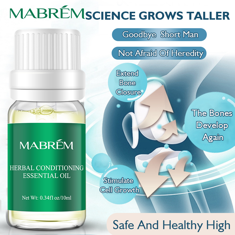 Mabrem Minyak Peninggi Badan 10ml - Conditioning Body Growth Herbal Essence Promoting Bone Growth Massage Essence Herbal Essential Oil