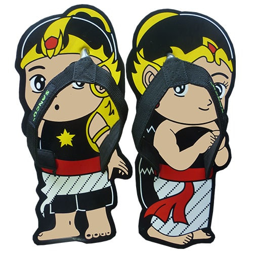 SANCU Sandal Anak Laki Laki Perempuan Japit Nyaman Kuat Anti Licin Karakter Gatot Kaca