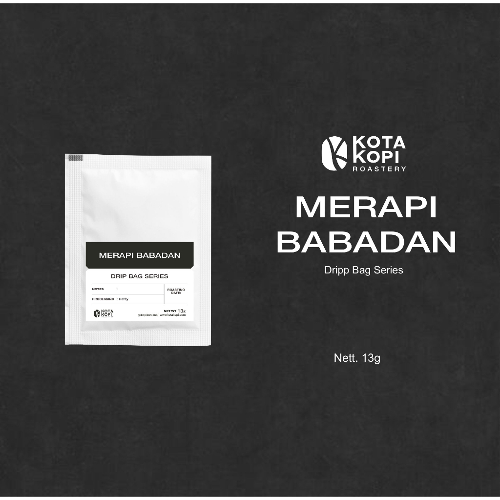 

Kota Kopi Roastery - Drip Bag Merapi Babadan