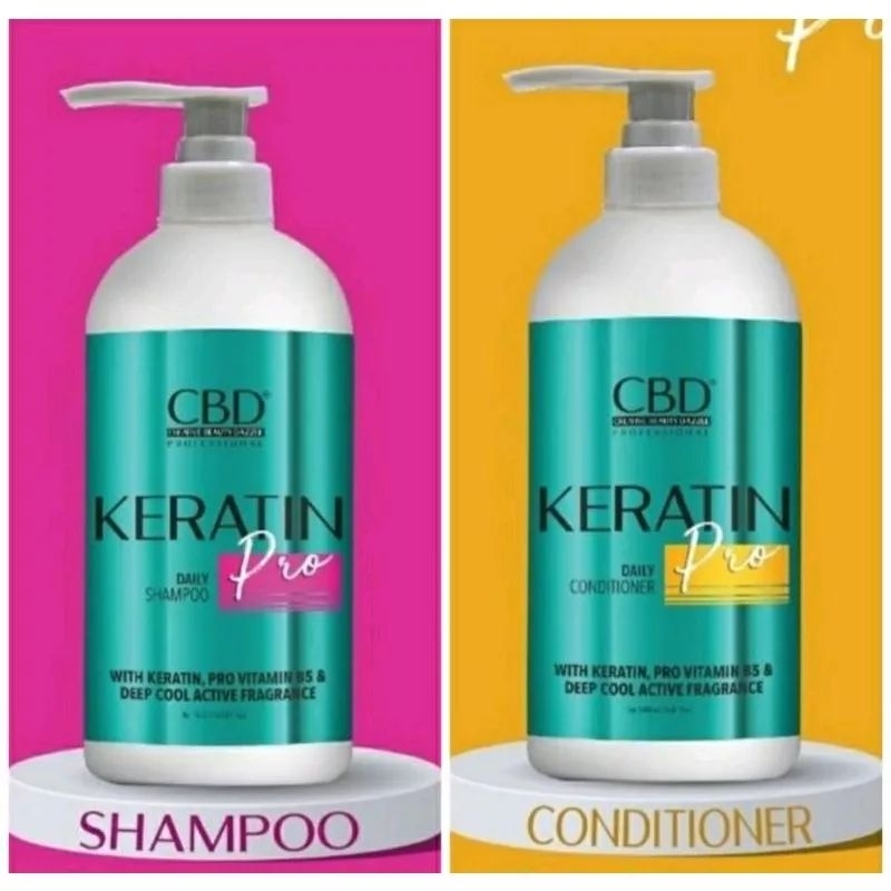 CBD KERATIN PRO SHAMPOO CONDITIONER