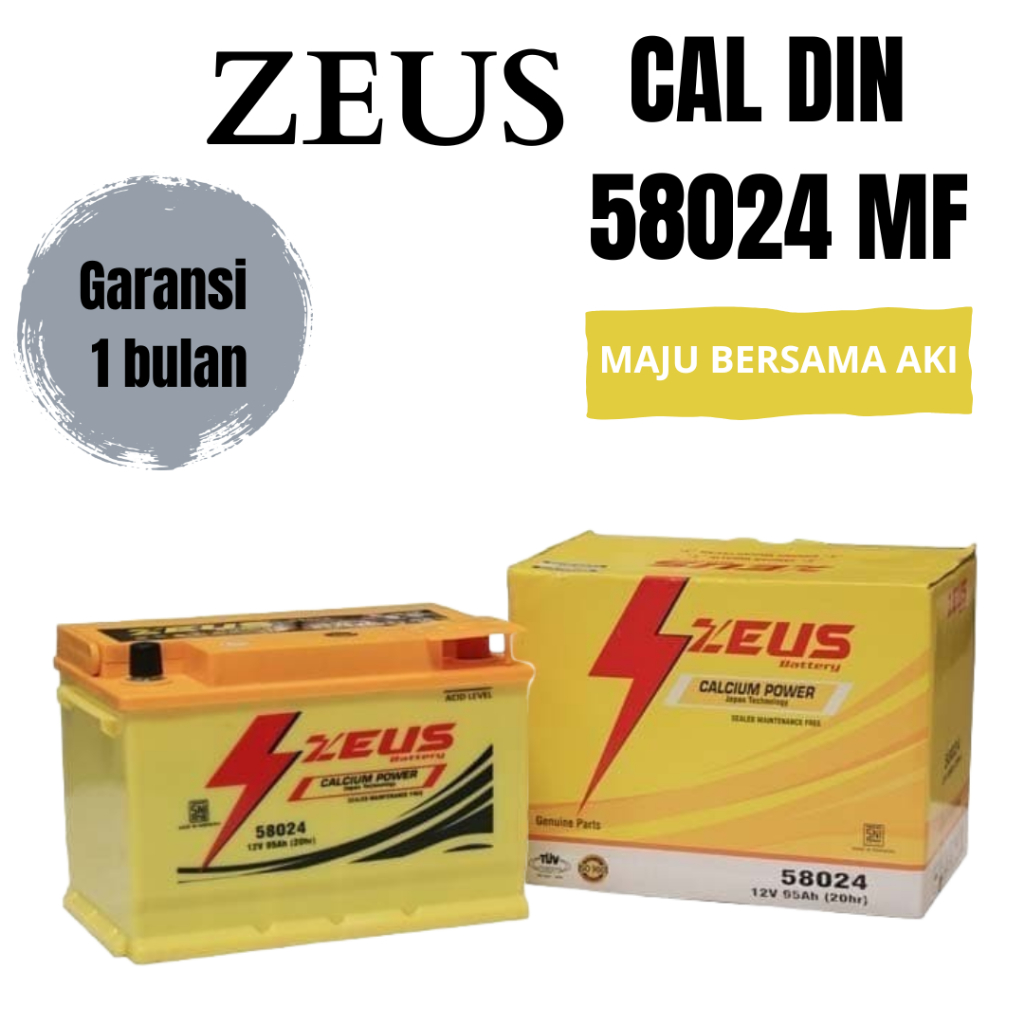 Aki Innova Reborn Diesel Zeus DIN 58024 Calcium Power Aki kering