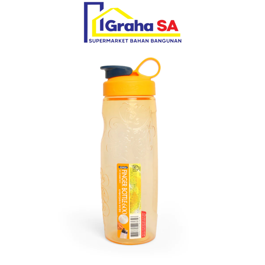 KOMAX FINGER BOTTLE 600ML YELLOW