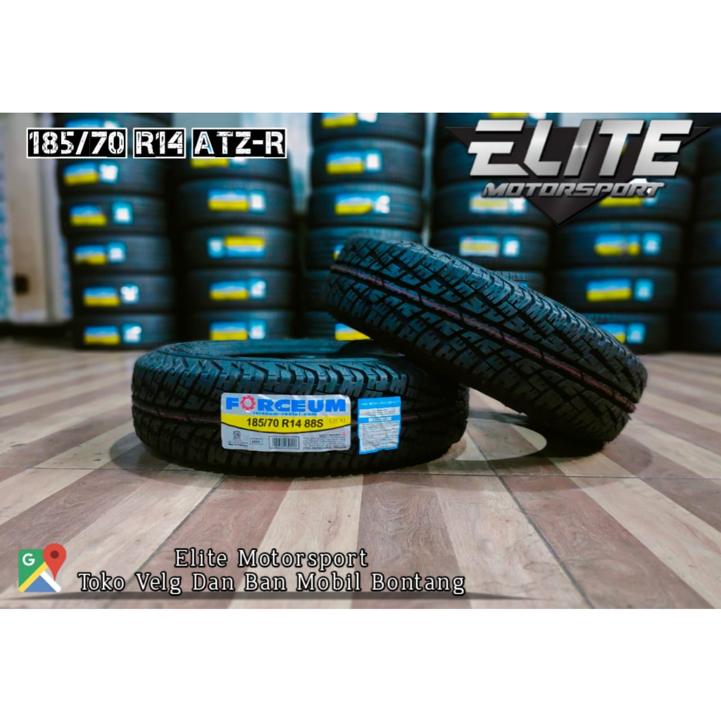 Ban Tubles mobil ukuran 185/70 R14 Forceum ATZ-R