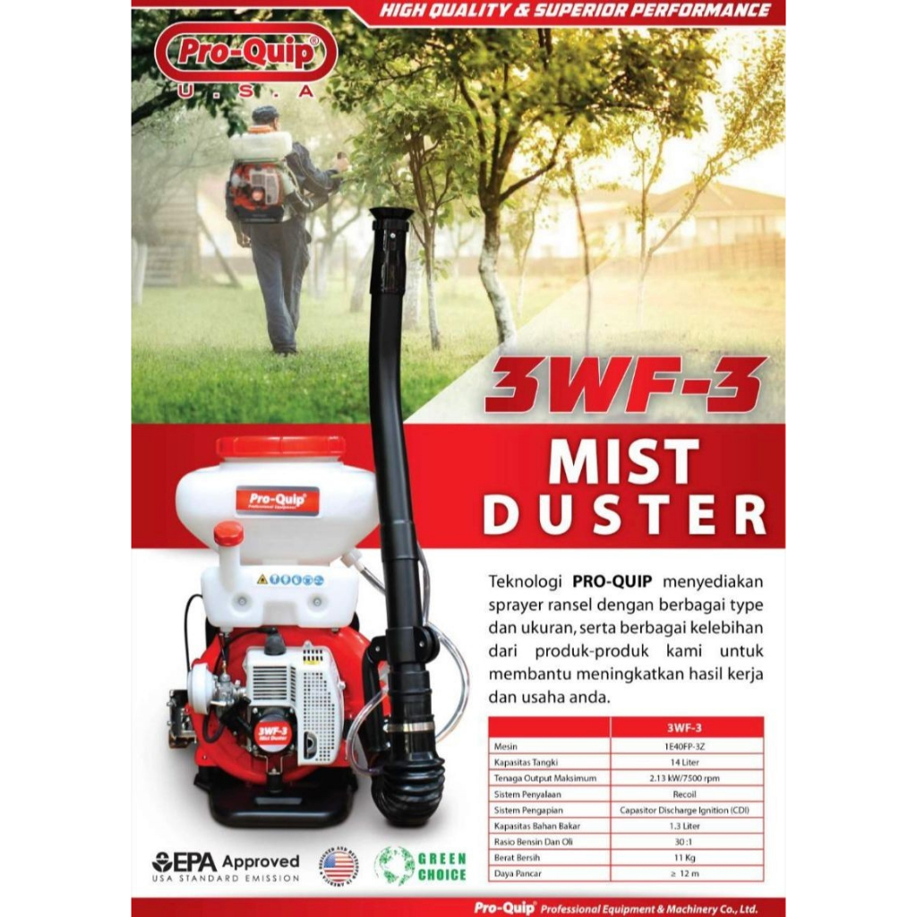 Backpack Sprayer Proquip 3 WF 3