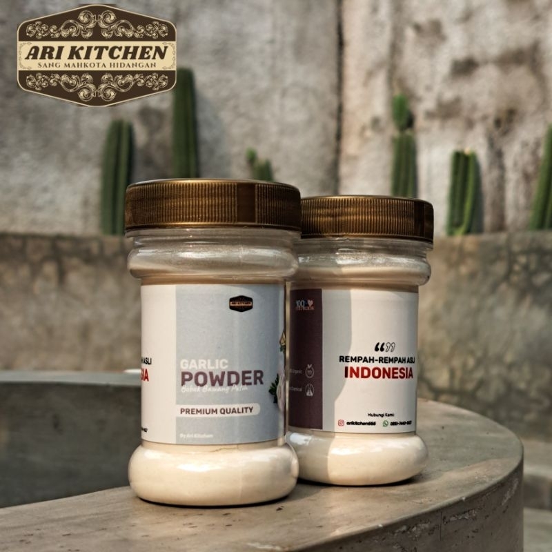 

Garlic Powder Murni Bawang Putih Bubuk 70gr Bumbu Dapur Super Kualitas Premium Rempah Asli Ari Kitchen Original Indonesia