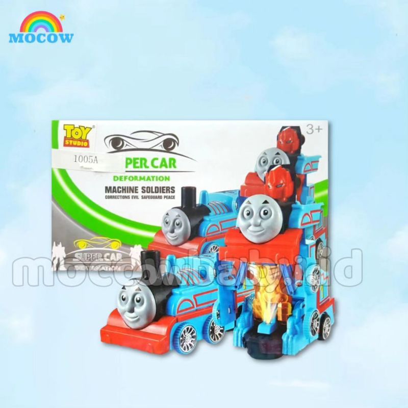 KERETA API THOMAS SUPER CAR DEFORMATION / KERETA API ROBOT / KERETA ROBOT / ROBOT THOMAS