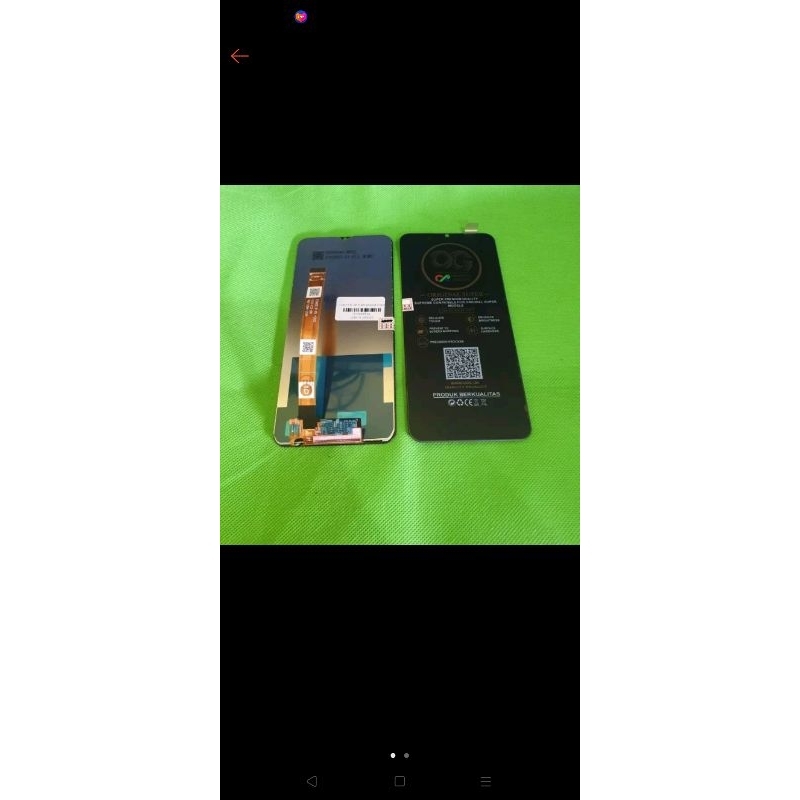 lcd touchscreen oppo a9 / a5 2020 realme c3/5/5i fullset