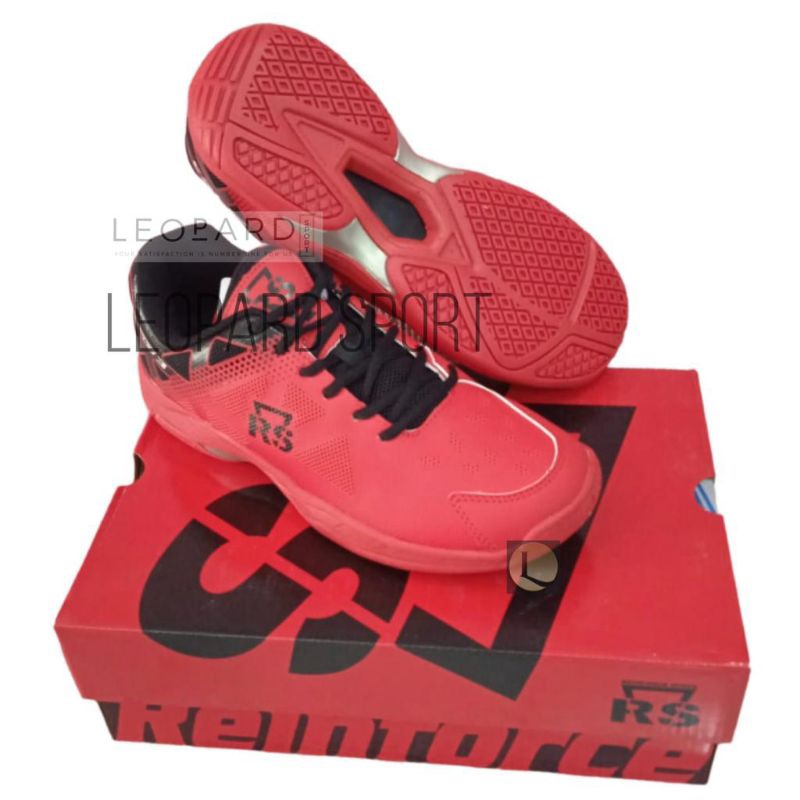 Sepatu Badminton RS JF LTD 3 Merah /Hitam /RS JF