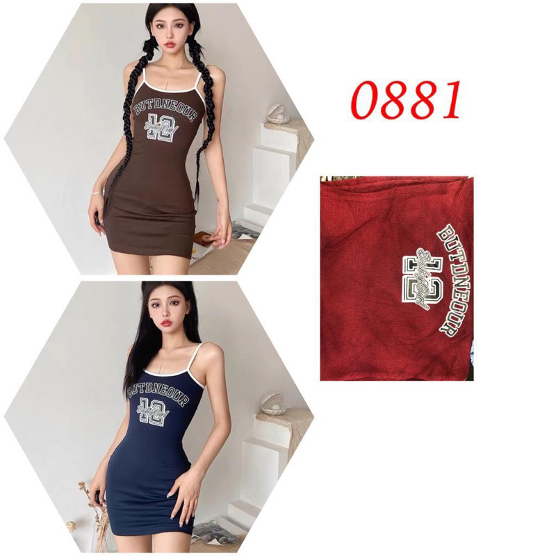 Tank top dress wanita