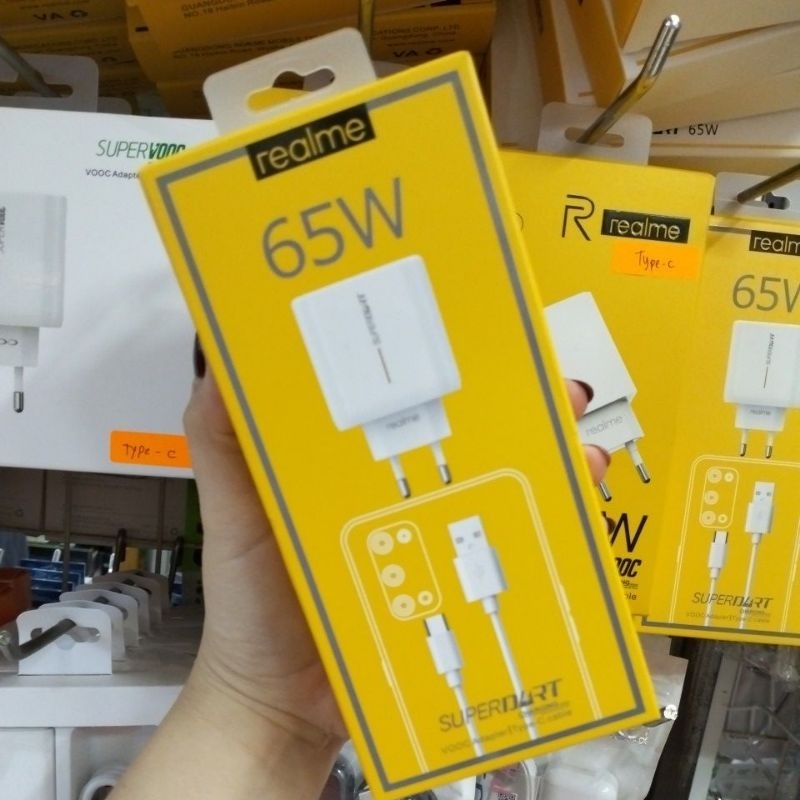 Charger Realme super vooc 65w Usb Type C Cassan Realme 65W