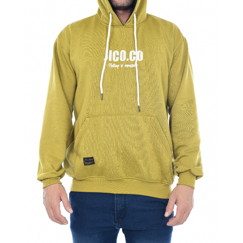 Jico - Hoodie Kupluk Bordir Bahan Katun Fleece Distro Lokal Kota Bandung Terbaru dan Terlaris