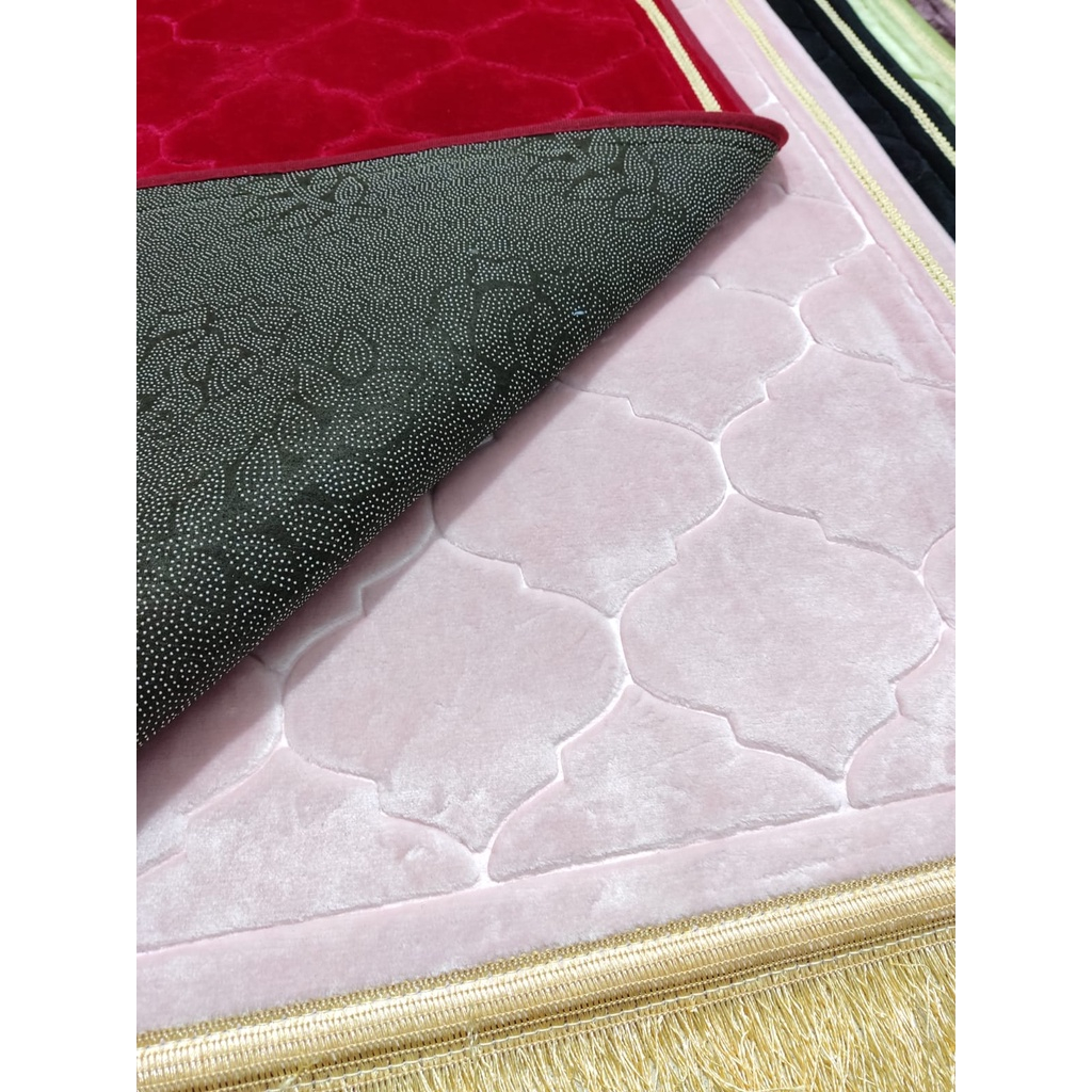 Sajadah Kubah Polos Tebal Turkiye Sajadah Qubah Estetik Terbaru Premium Anti Slip