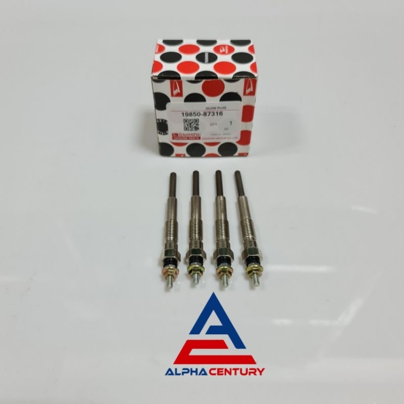 BUSI PEMANAS GLOWPLUG TAFT GT F70 10.5V (SET ISI 4 PCS) GARANSI 1BULAN