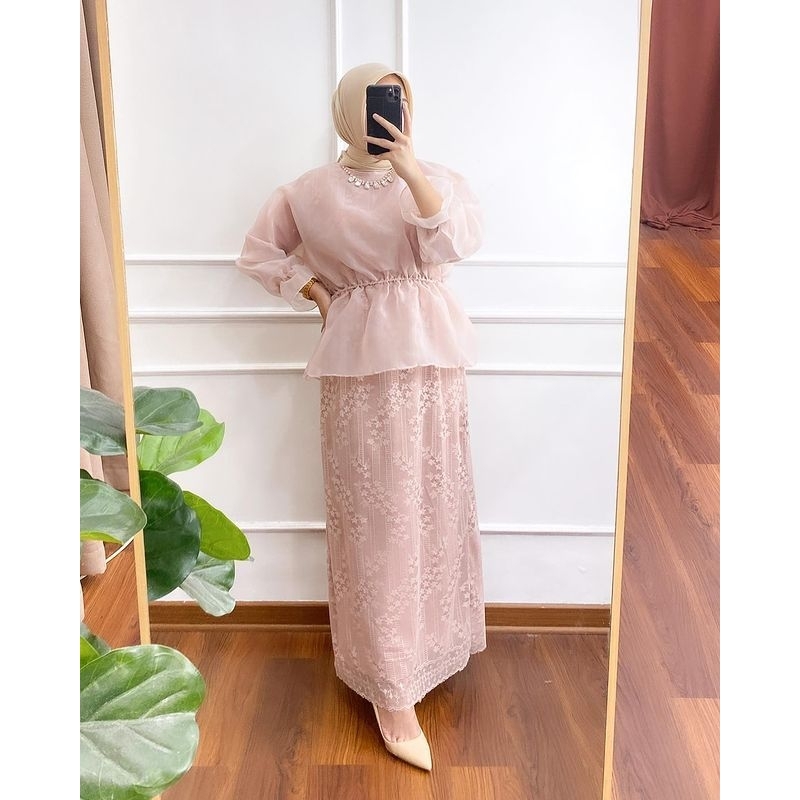 UMIERA BRUKAT DRESS / DRESS PESTA / DRESS BROKAT / DRESS KONDANG/ DRESS SER