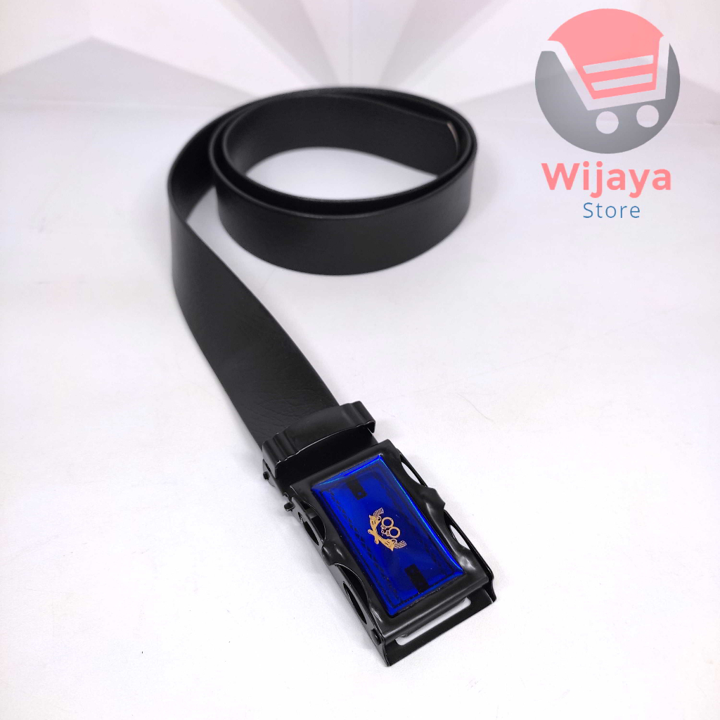 Ikat Pinggang Pria Motif Elegan Sabuk dengan Gesper dan Pendeng [B004]