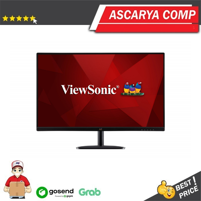 Monitor LED Viewsonic VA2732 VA2732H 27&quot; IPS 1080p 75Hz VGA HDMI Vesa