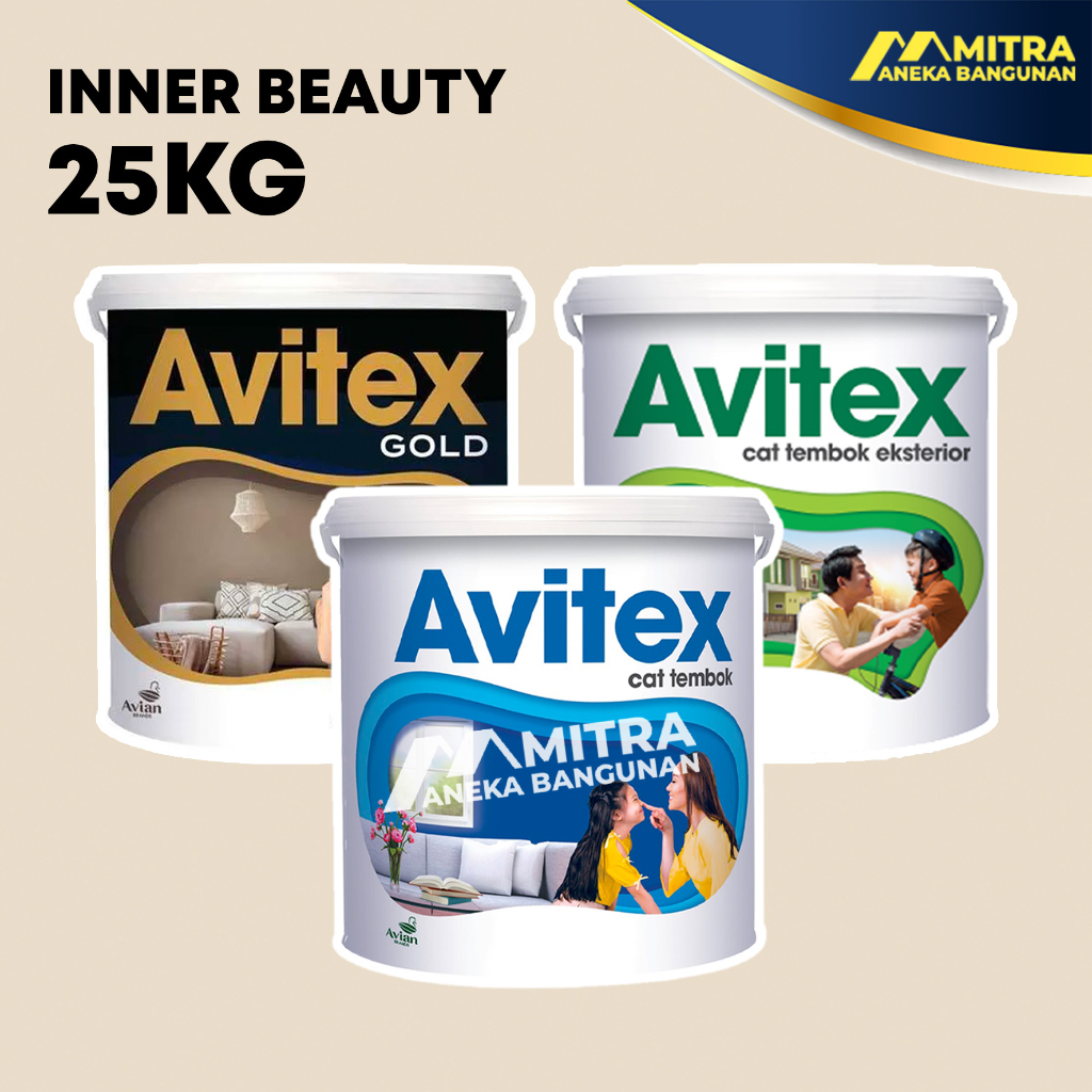 CAT TEMBOK AVITEX 25 KG PAIL INNER BEAUTY N9 002 / AVITEX INTERIOR EXTERIOR AVITEX GOLD / AVIAN / CR