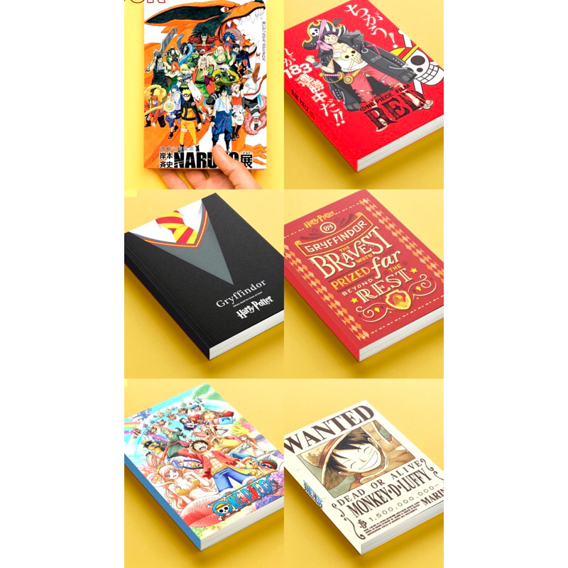 

Buku catatan/ Pocket Mini note unik edisi special Anime Naruto Character / Harry Potter/ One piece /Softcover A6 Buku Tulis Catatan Agenda Planner Mini | FANDALIA