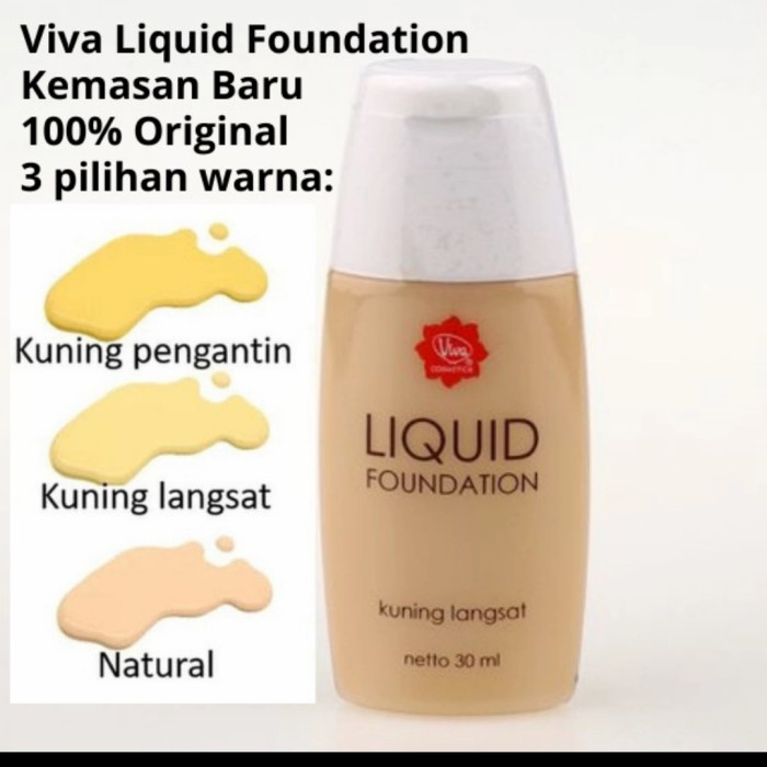 (BPOM+HALAL) VIVA LIQUID FOUNDATION|VIVA ALAS BEDAK