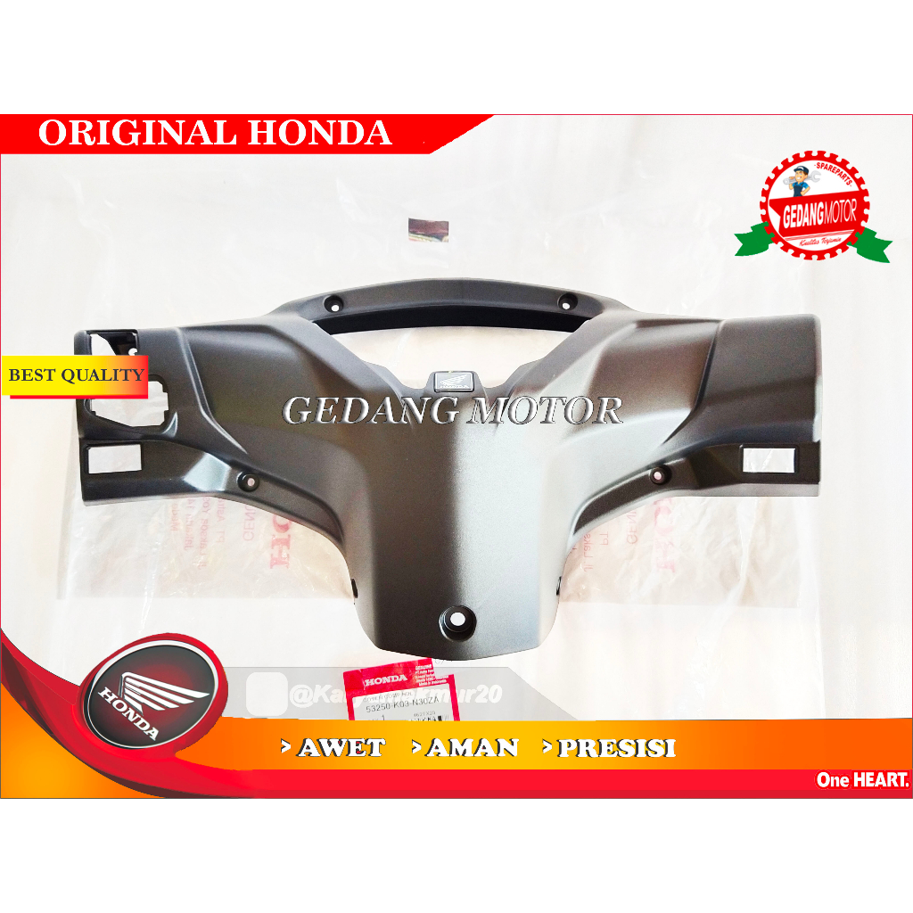 COVER BATOK BELAKANG SPEDOMETER SPIDO METER REVO FI INJEKSI ORI AHM K03