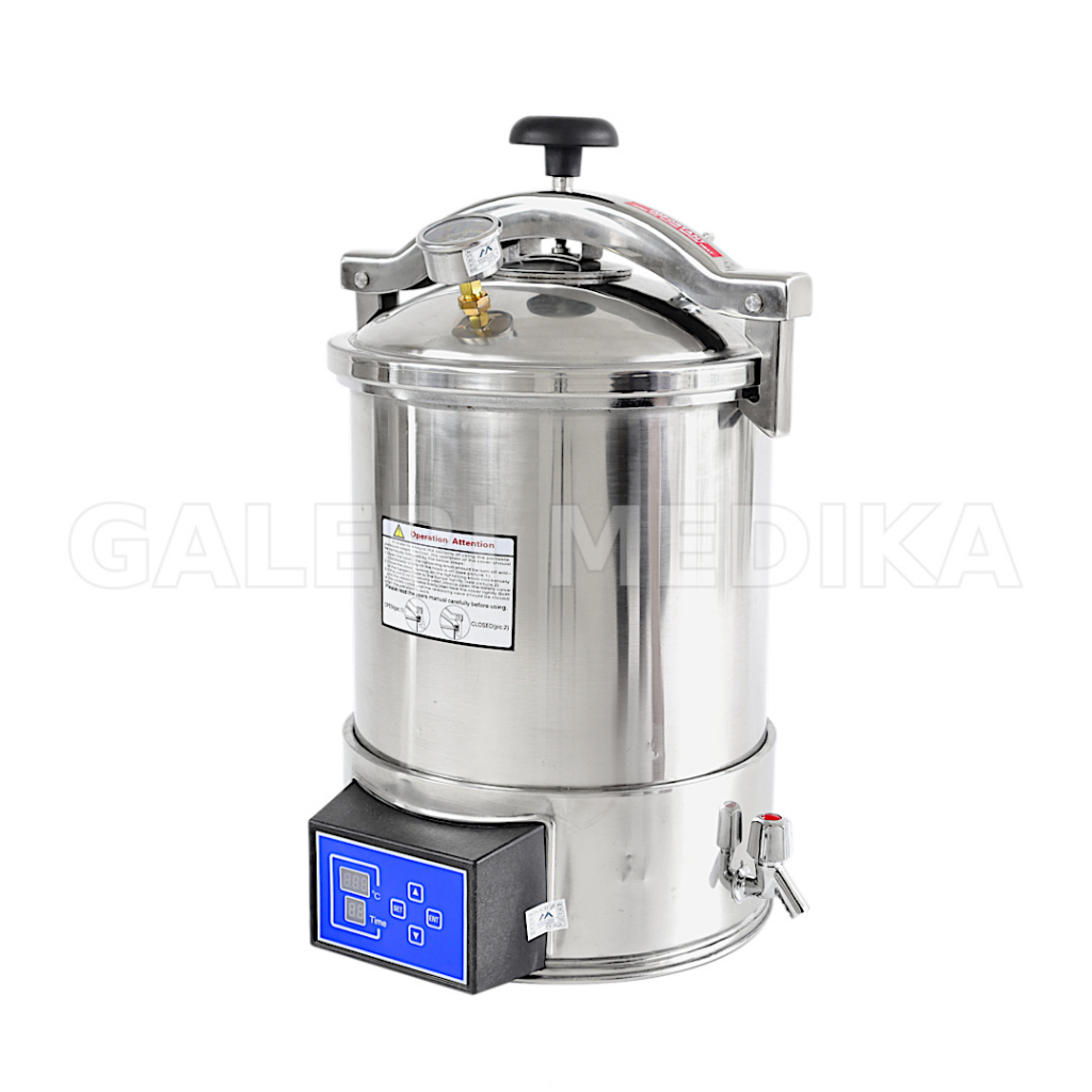 Autoclave GEA YX-18HDD Pressure Steam Sterilizer Dengan Timer - Alat Sterilisasi