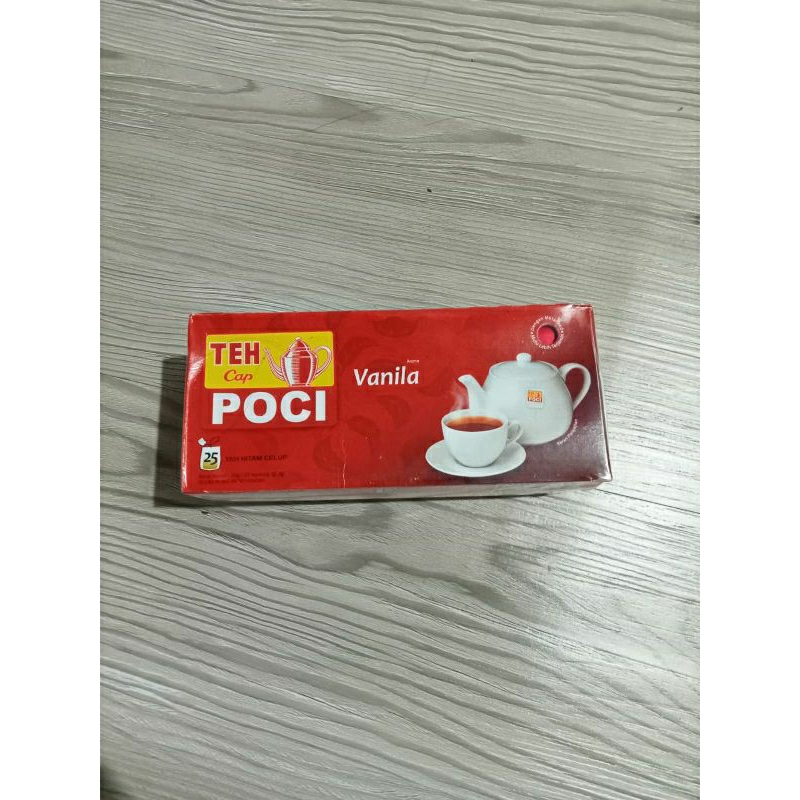 

Teh celup cap poci aroma vanila isi 25bags