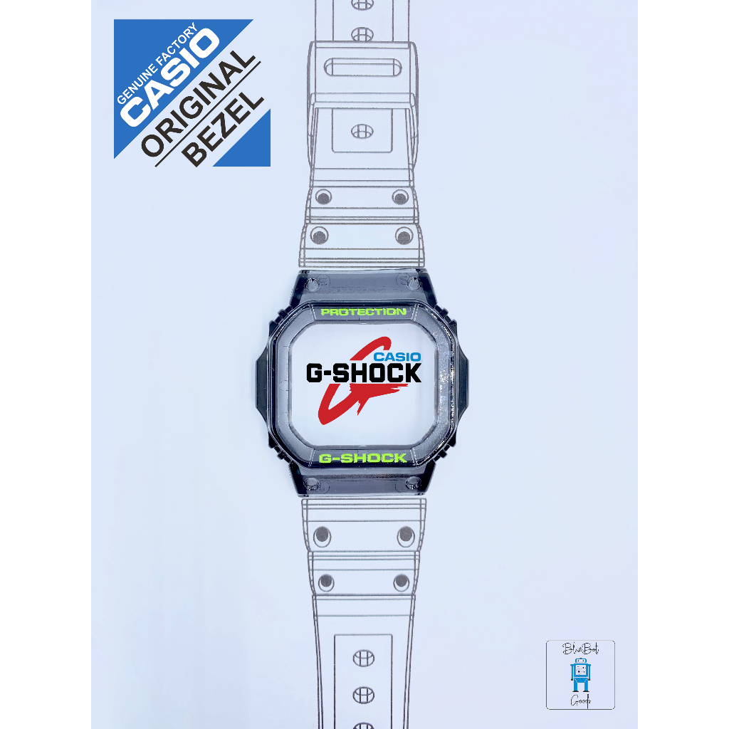 Bezel Casio G-shock original parts Glide GLX5600C-1 jelly square watch