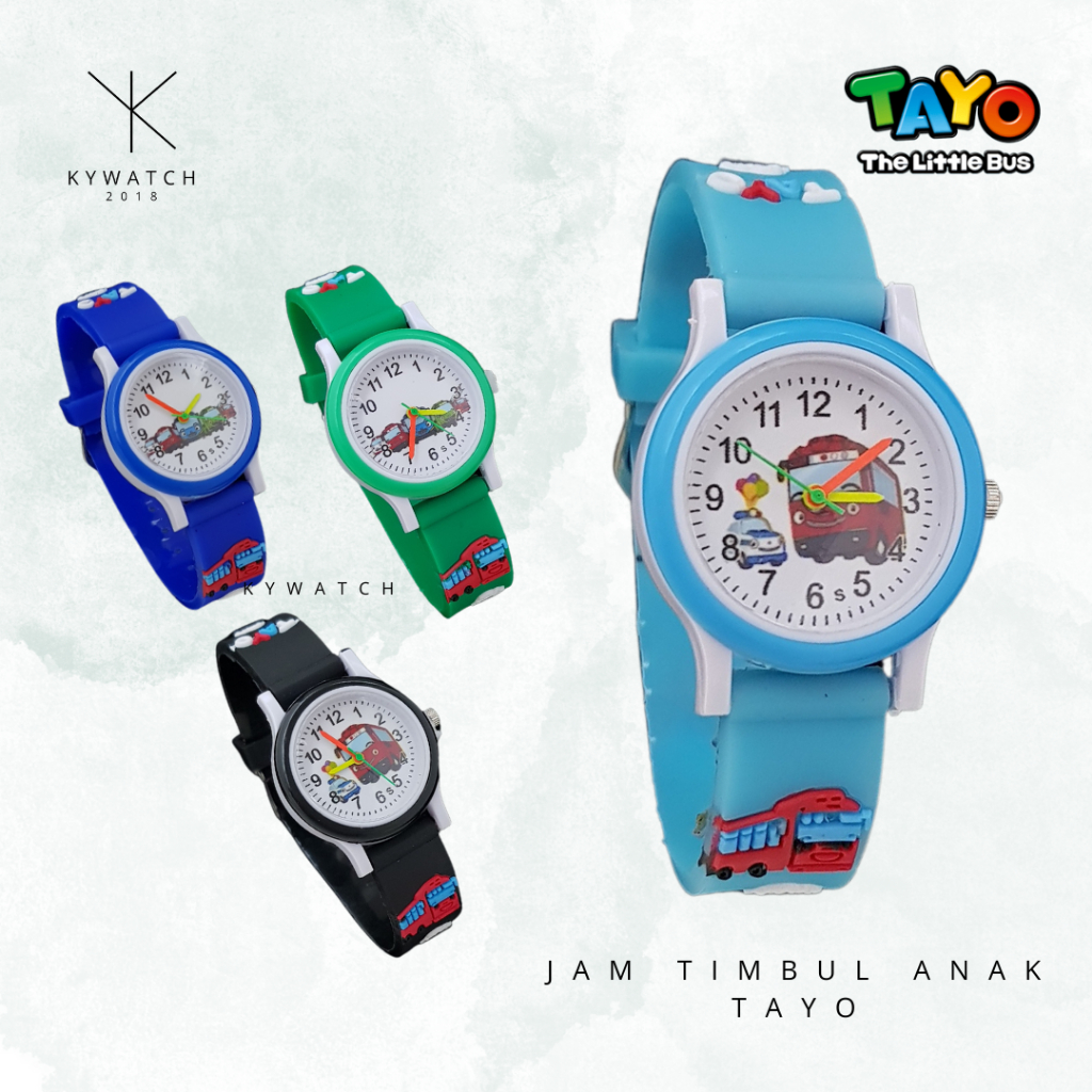 Jam tangan anak tayo jam tangan anak timbul tayo jam tangan anak cowok