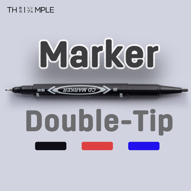 

Permanent Marker Spidol Permanen Dual Tip-THIMPLE