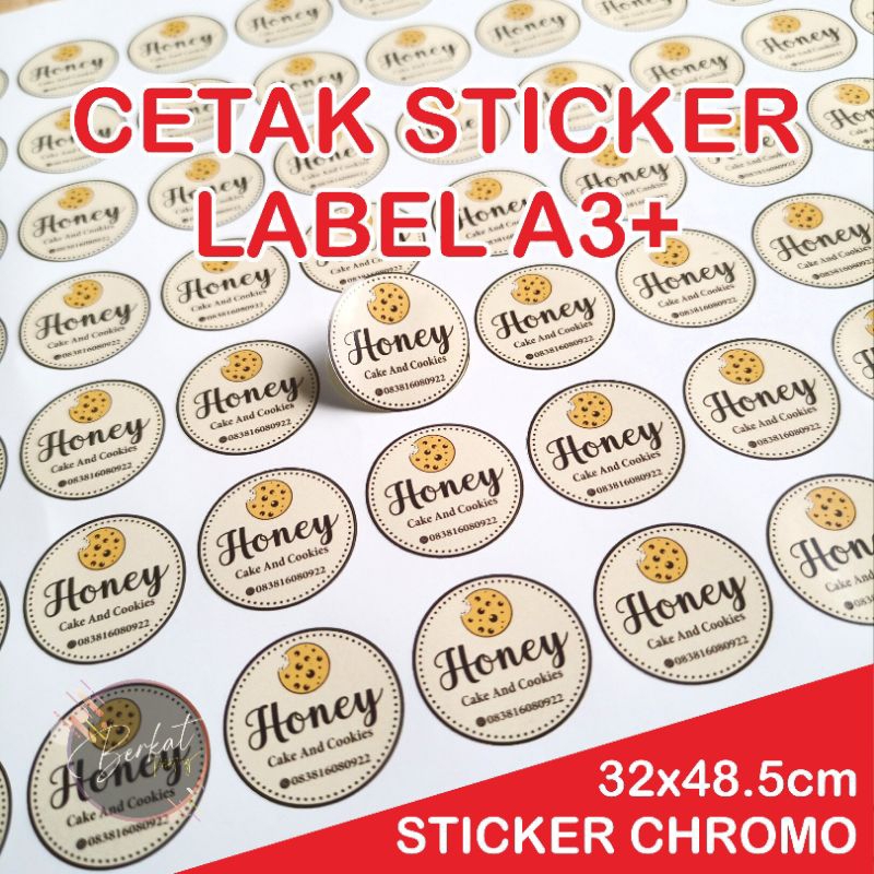 

Cetak 5 Lembar A3+ Cutting Sticker Logo Merk Label Produk Parfum Kemasan