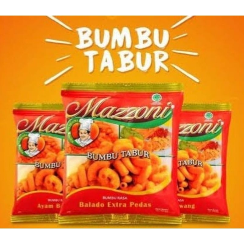 MAZZONI bumbu tabur bubuk / bumbu kentang goreng / bumbu makaroni