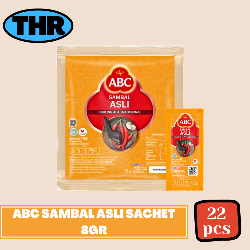 

ABC Sambal Asli Sachet 8gr isi 22pcs