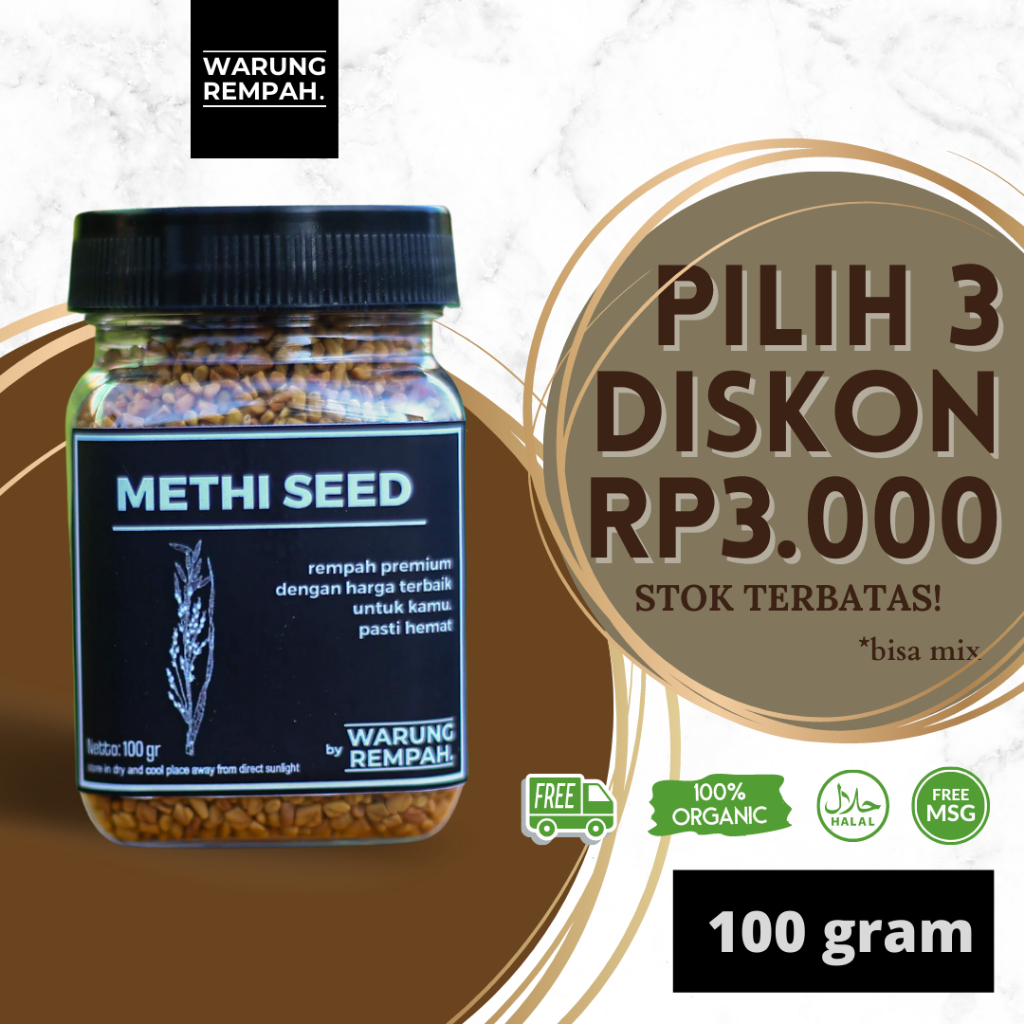 

Methi Seed Fenugreek Klabet Alba Super Food ASI Booster