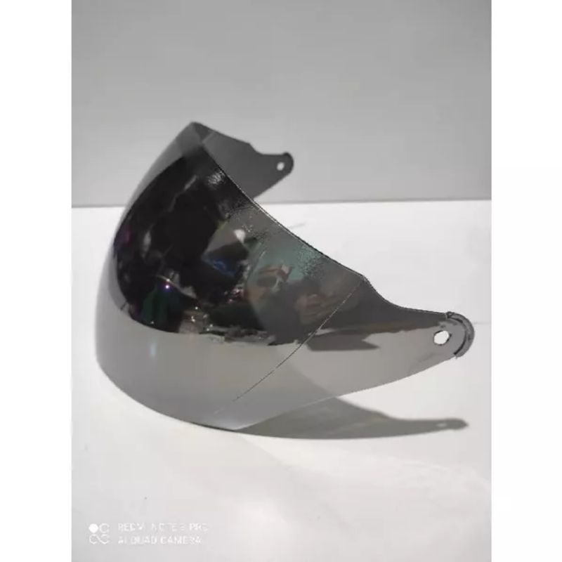 Busa Helm GM evo fullset + tali helm gm evo lution + kaca helm gm evo lution hitam bening silver rainbow inko