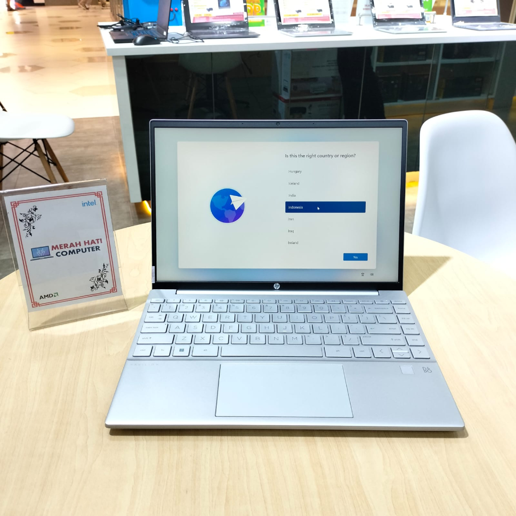 Laptop Terbaru Slim Ringan Tipis HP PAVILION AERO 13 AMD RYZEN 5 5625U 16GB 512GB 13.3&quot; WUXGA IPS BL FP WIN11HOME SILVER