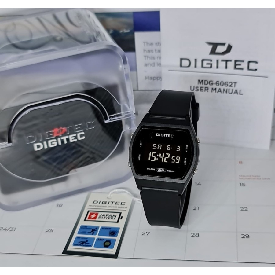 DIGITEC MDG-6062T MDG 6062T MDG6062T Watch Jam Tangan Digitec Original