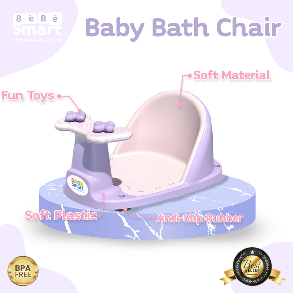 Bebe Smart Bath Chair - Kursi Mandi Bayi Anti Slip