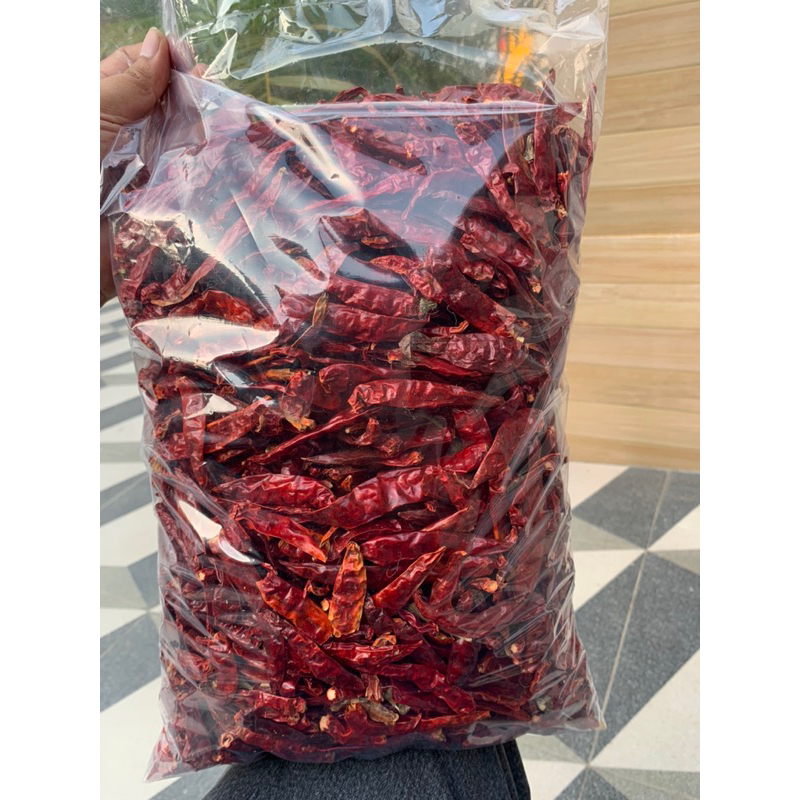 cabe teja kering india tanpa tangkai 1 kg