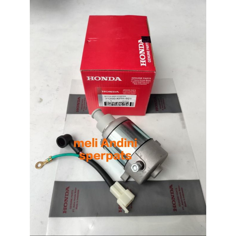 DINAMO STATER ASSY (KPH) HONDA ORIGINAL SUPRA X 125 +KARISMA +KIRANA LAMA OLD MODEL, MITSUBA -SM-15-
